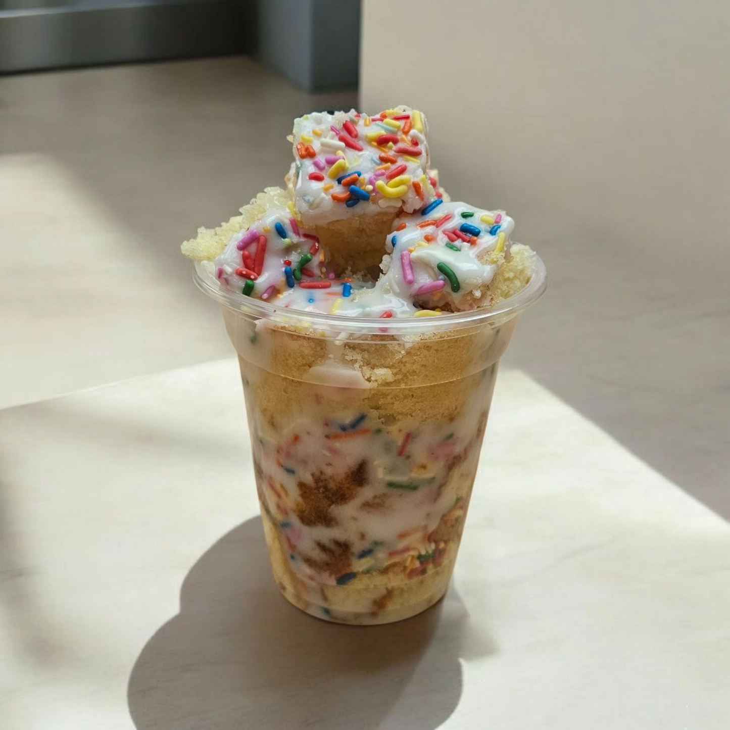 Delicious dessert cups