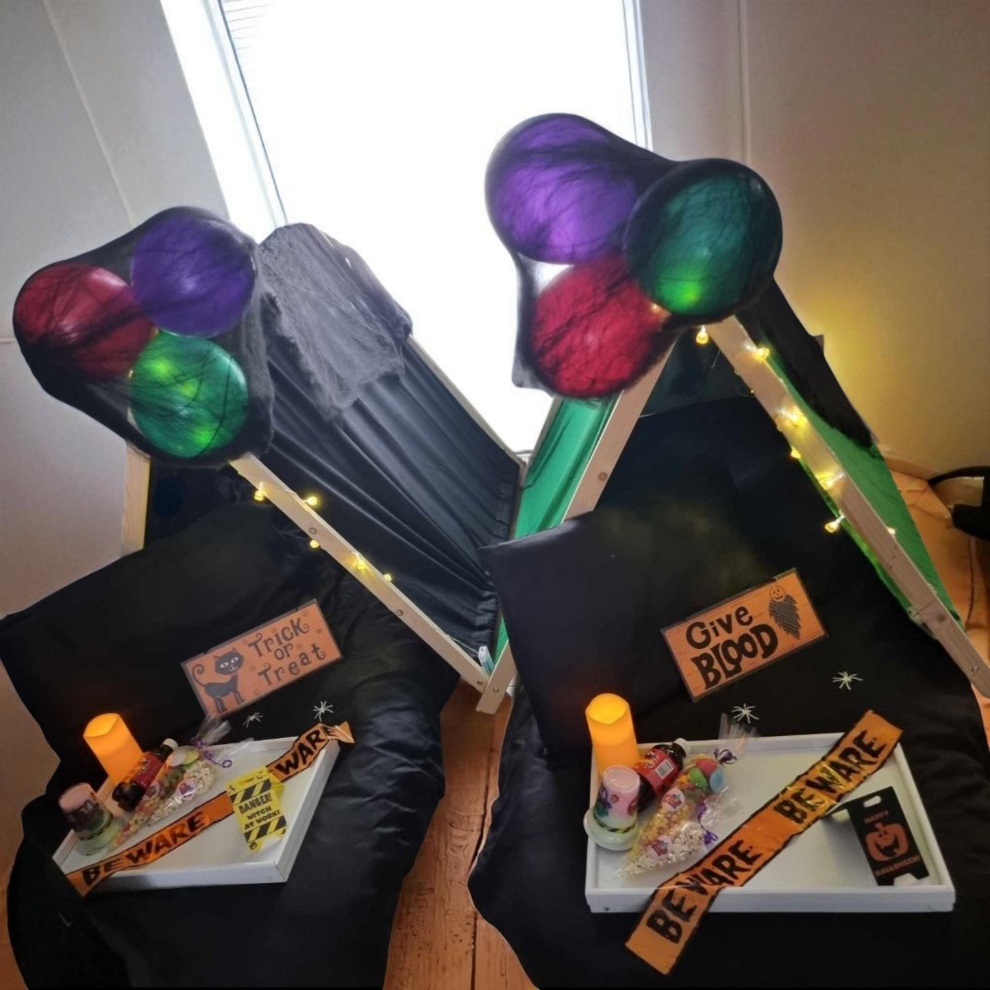 Teepee Sleepover setups