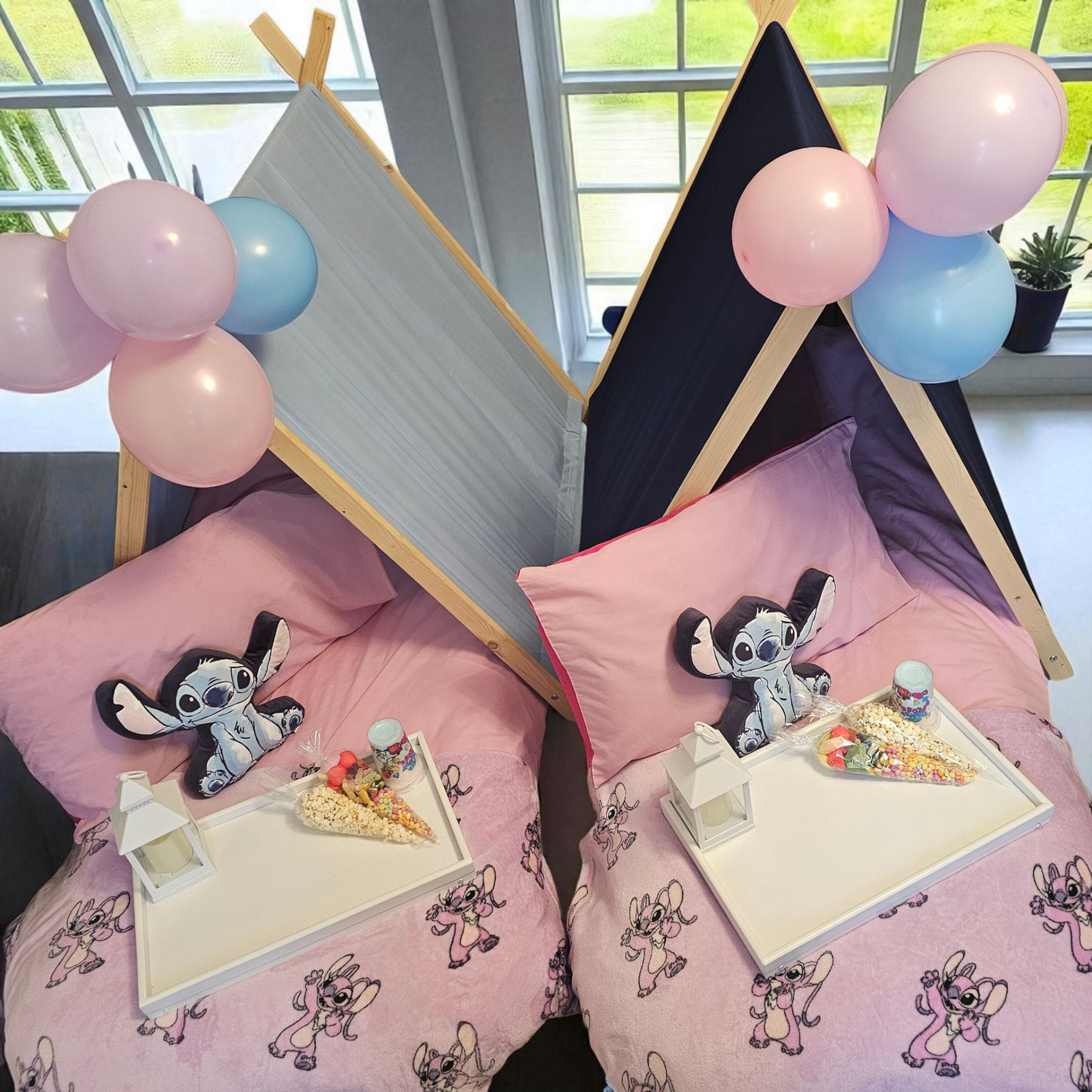 Teepee Sleepover setups