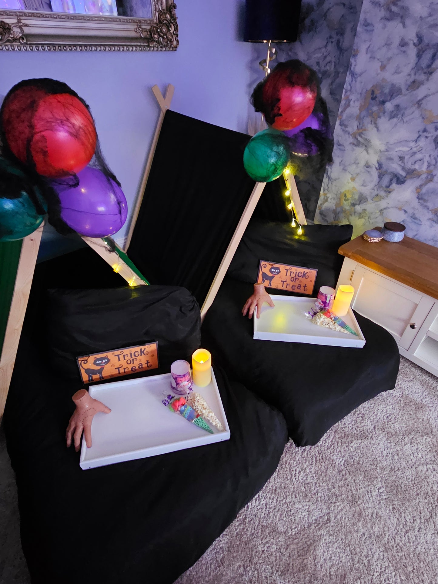 Teepee Sleepover setups