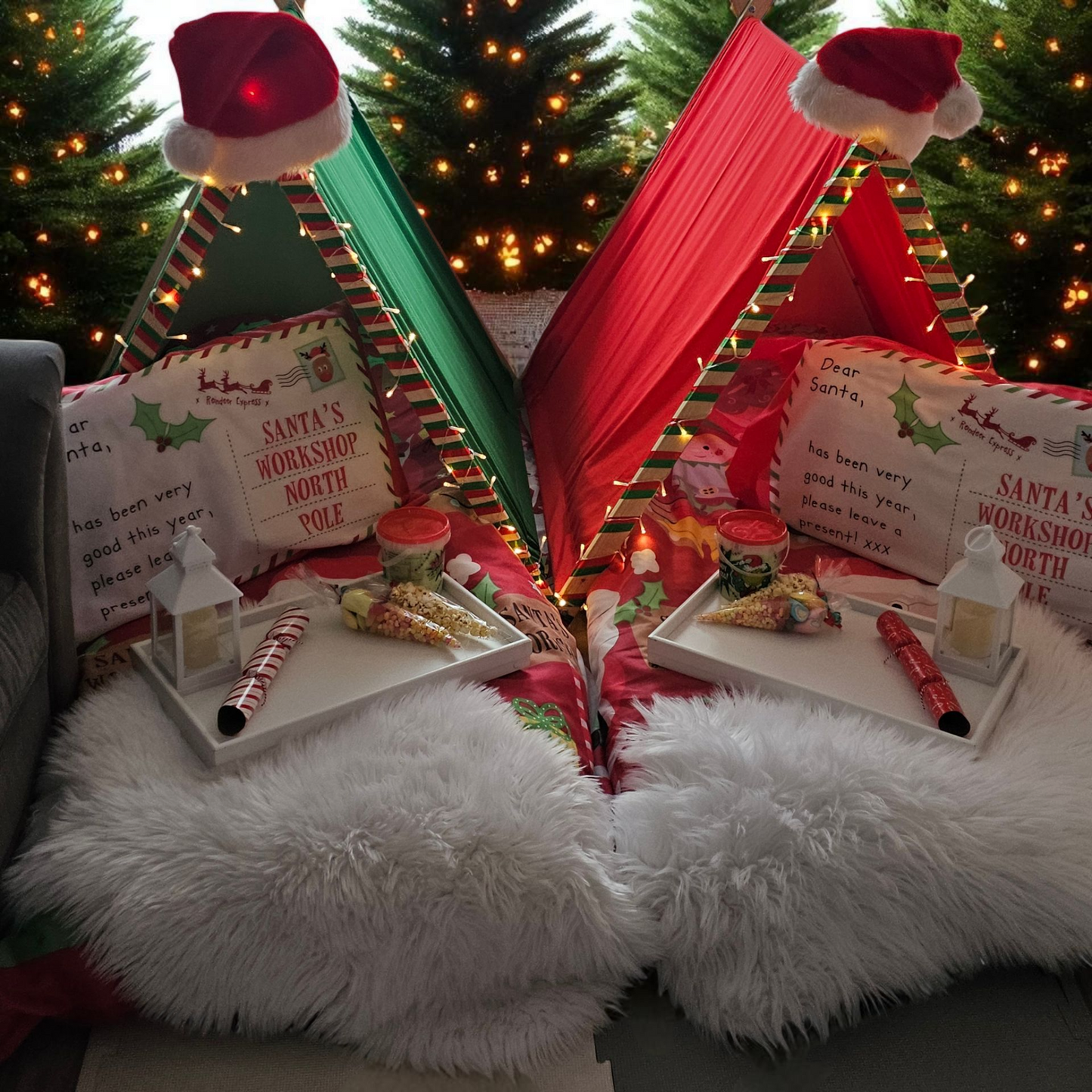 Teepee Sleepover setups