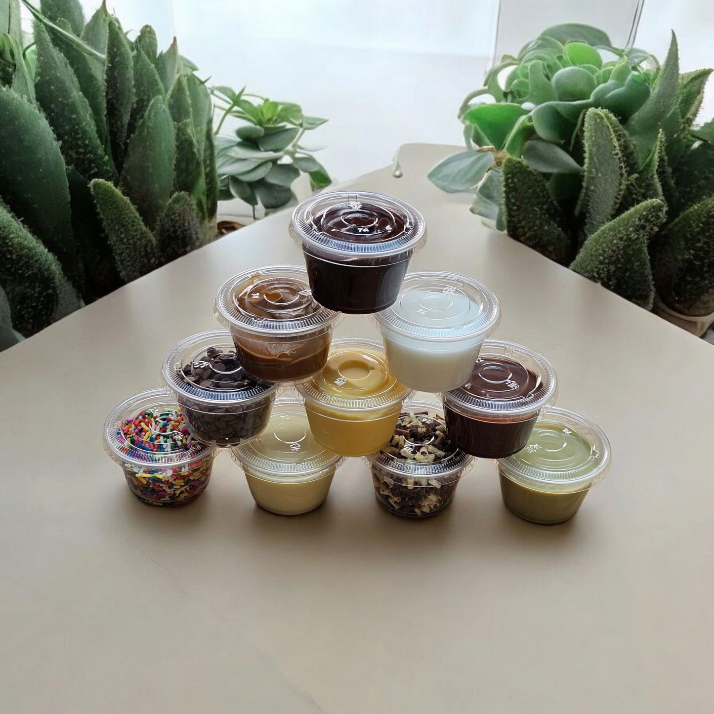Dessert toppings