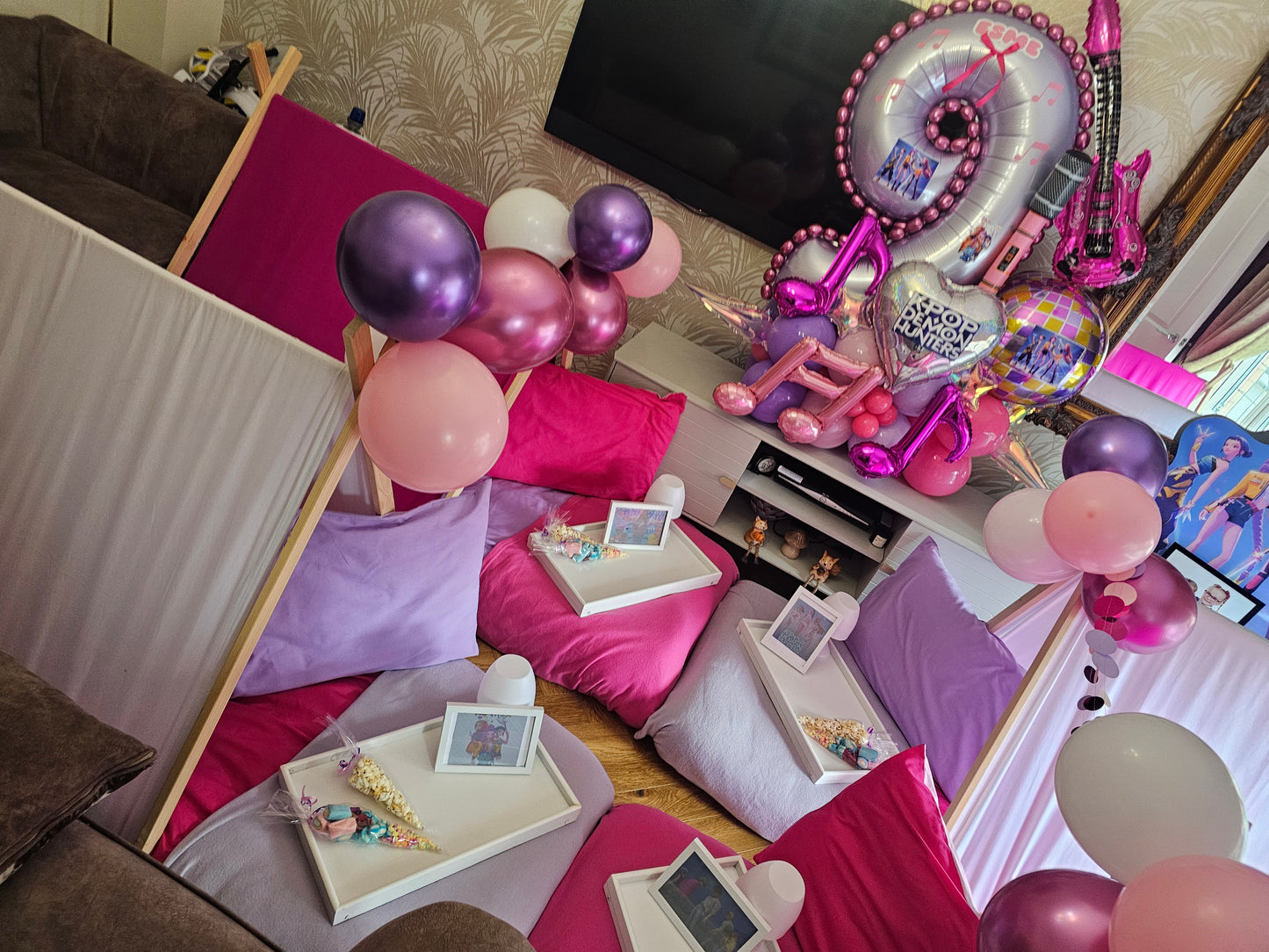 Teepee Sleepover setups