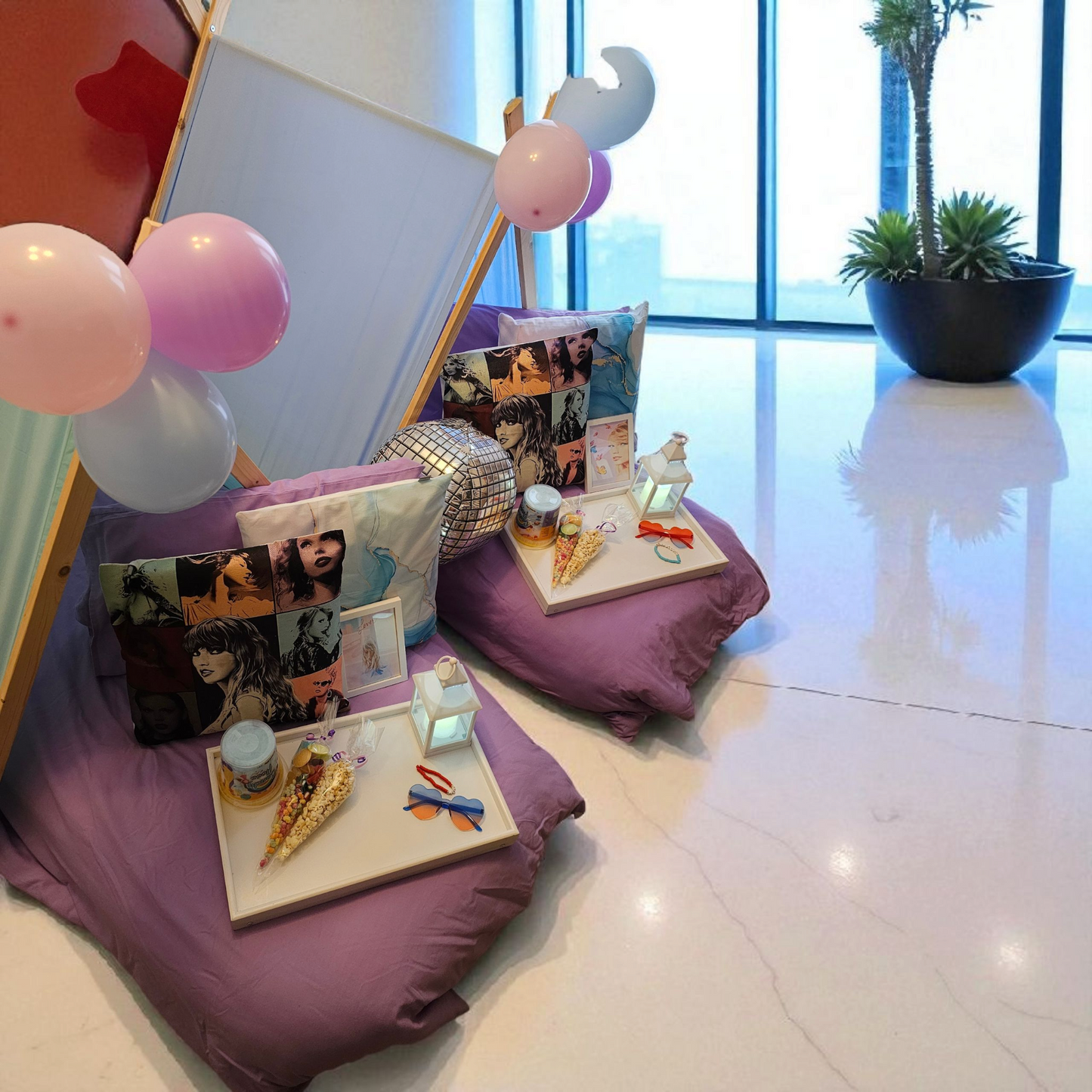 Teepee Sleepover setups